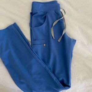 FIGS Kade scrub pants in Ceil Blue